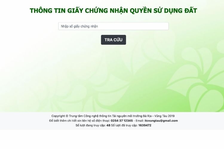 tra cứu Sổ đỏ online (hình 2)