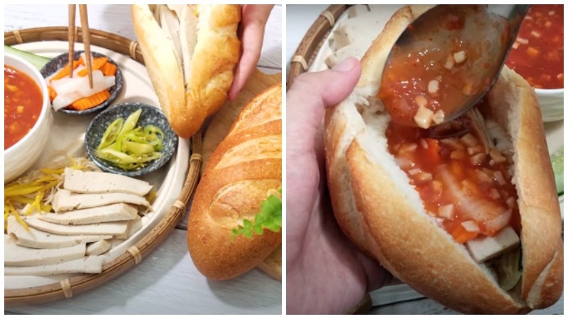 Bánh mì bì chay hình 6