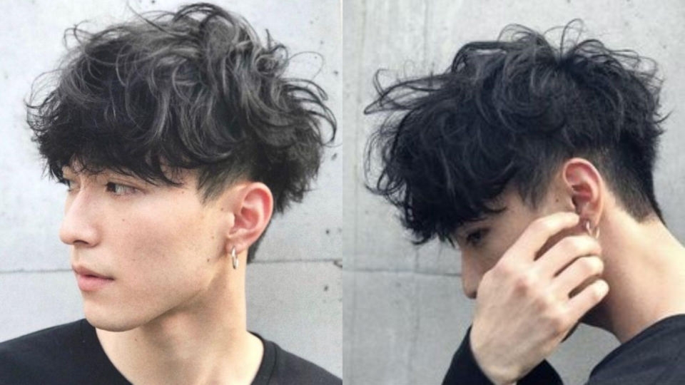 Tóc uốn xoăn rối giúp các chàng trai thu hút mọi ánh nhìn giữa đám đông