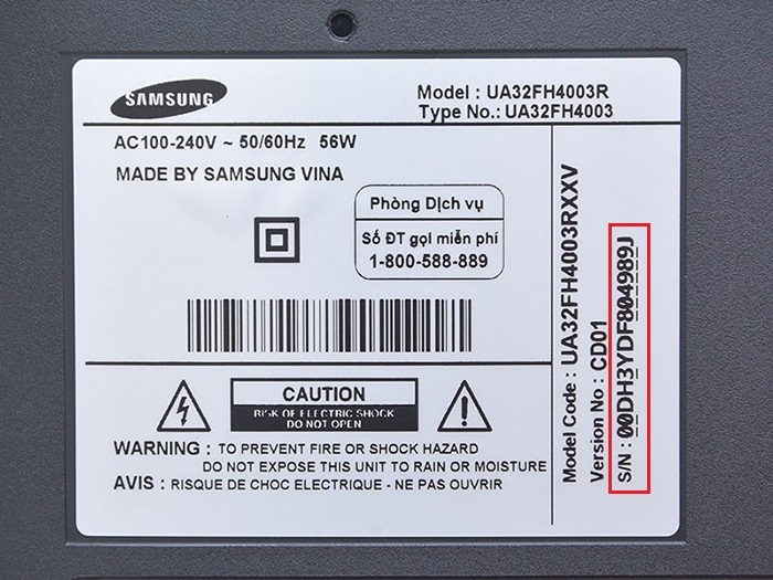 Bảo hành tivi Samsung hình 3