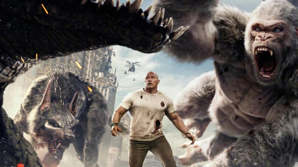 Bộ phim quái vật bom tấn “Rampage”