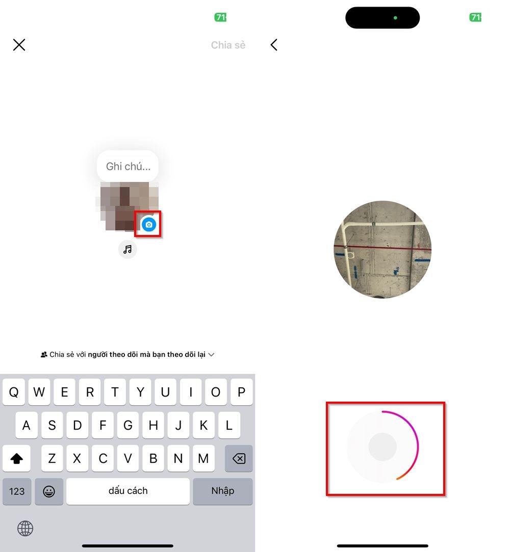 Cách chia sẻ video trên Instagram Note 2