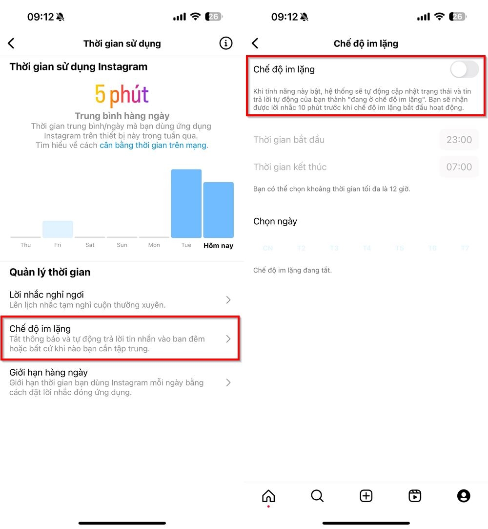 Cách kích hoạt chế độ yên lặng trên Instagram 3
