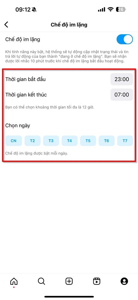 Cách kích hoạt chế độ yên lặng trên Instagram 4
