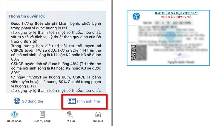 Tra cứu BHYT bằng CMND (7)