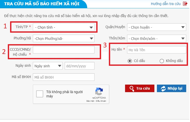 Tra cứu BHYT bằng CMND (3)