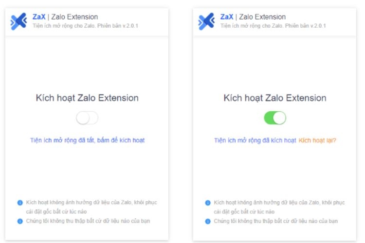 Tắt mã hóa đầu cuối Zalo