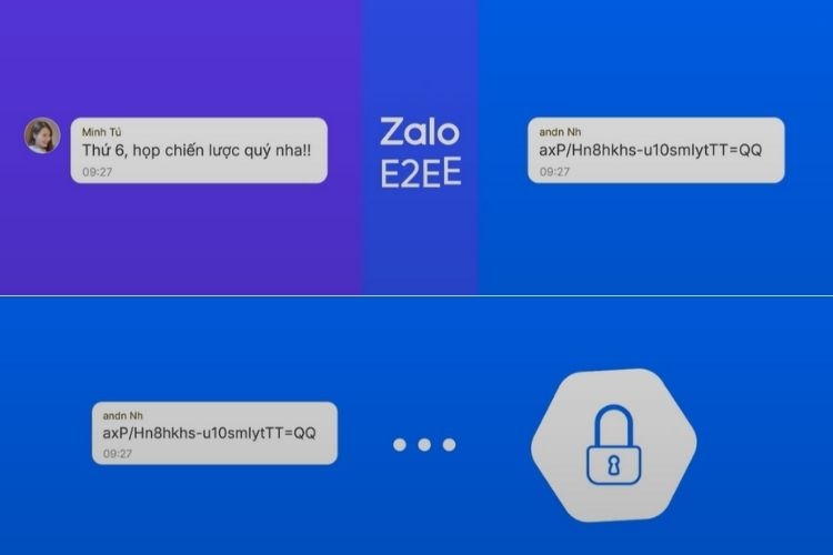 Tắt mã hóa đầu cuối Zalo