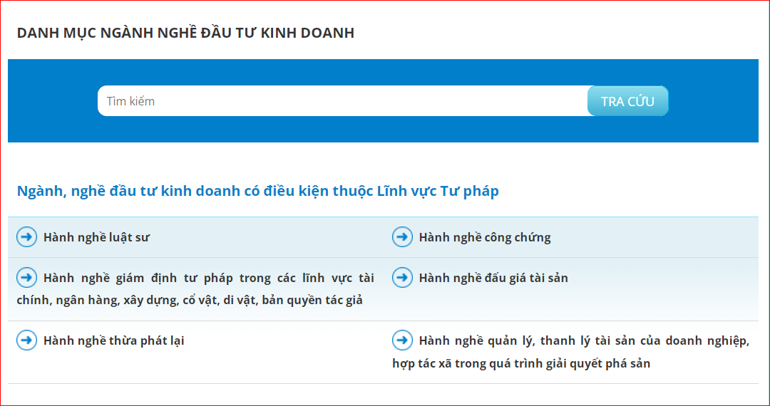 Hướng dẫn 3 cách đơn giản tra cứu ngành nghề kinh doanh đúng nhất 7