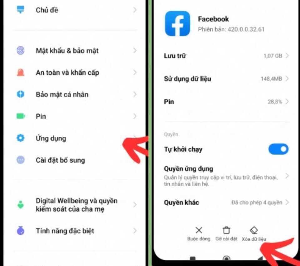 Dọn dẹp bộ nhớ điện thoại