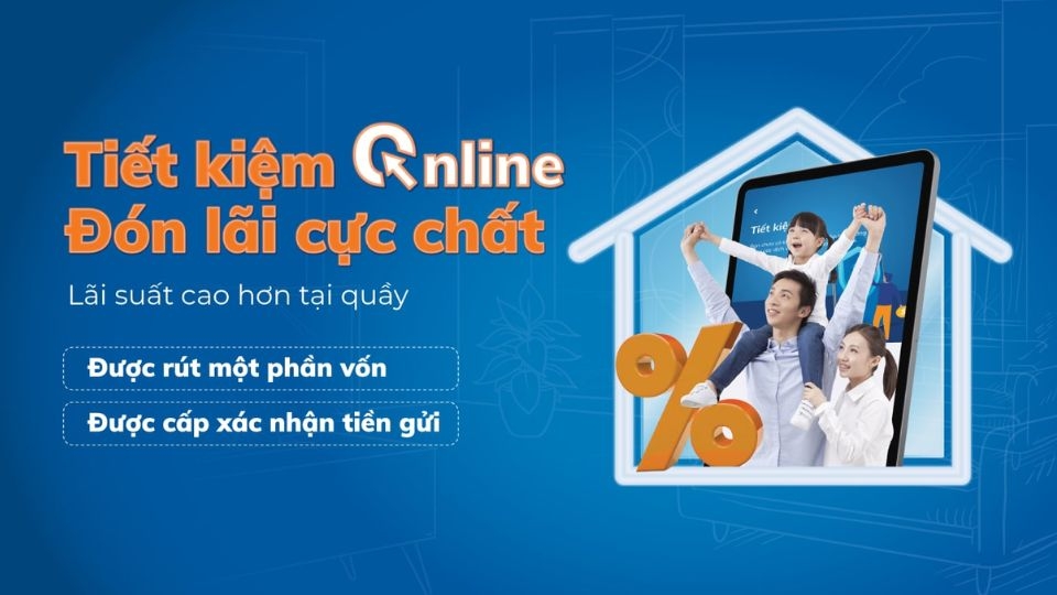 Tính năng gửi tiền tiết kiệm online tiện ích