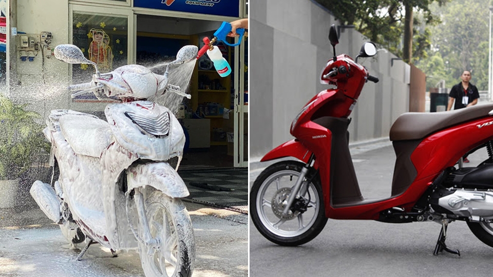 Rửa xe không chạm loại bỏ 99% vết bẩn bám trên bề mặt xe.