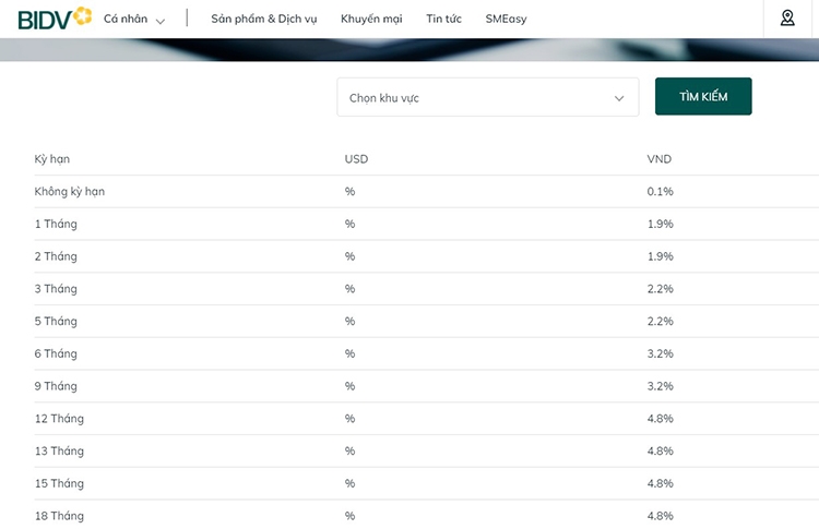 cách gửi tiết kiệm online BIDV (hình 12)