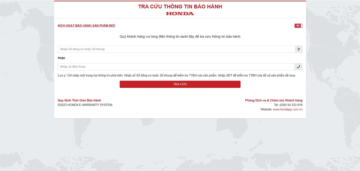 tra cứu bảo hành xe máy honda - hình 5