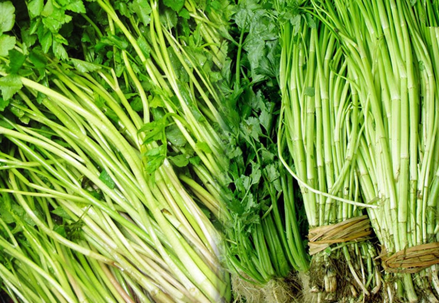 canh rau cần 8