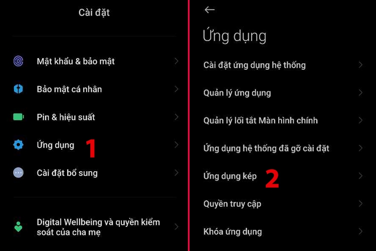 Cách đăng nhập 2 tài khoản Vietcombank trên điện thoại (hình 3)
