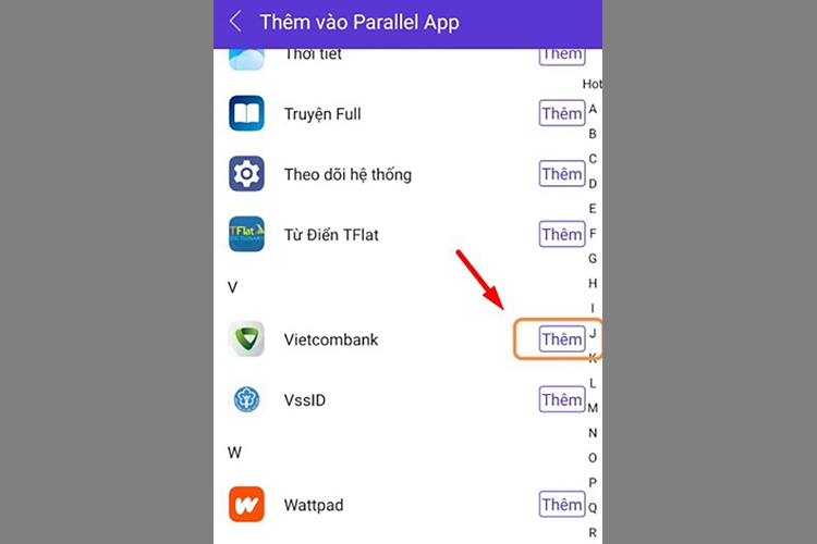 Cách đăng nhập 2 tài khoản Vietcombank trên điện thoại (hình 8)