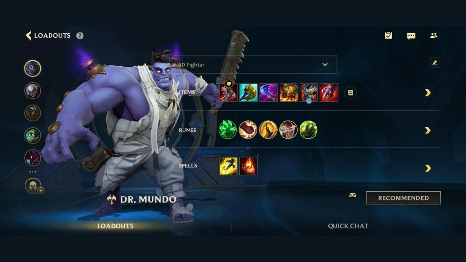 Bộ chiêu thức Dr.Mundo