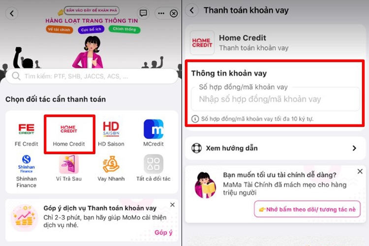 tra cứu số hợp đồng Home Credit bằng CMND (hình 17)