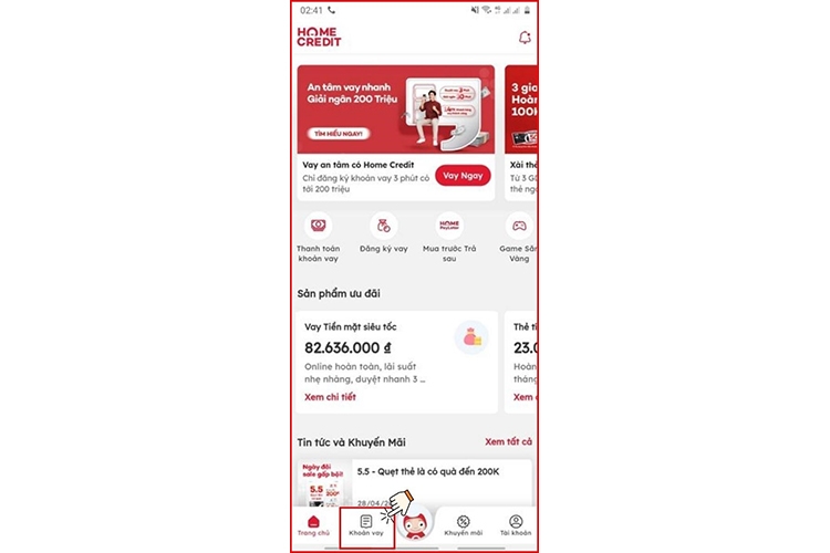 tra cứu số hợp đồng Home Credit bằng CMND (hình 7)