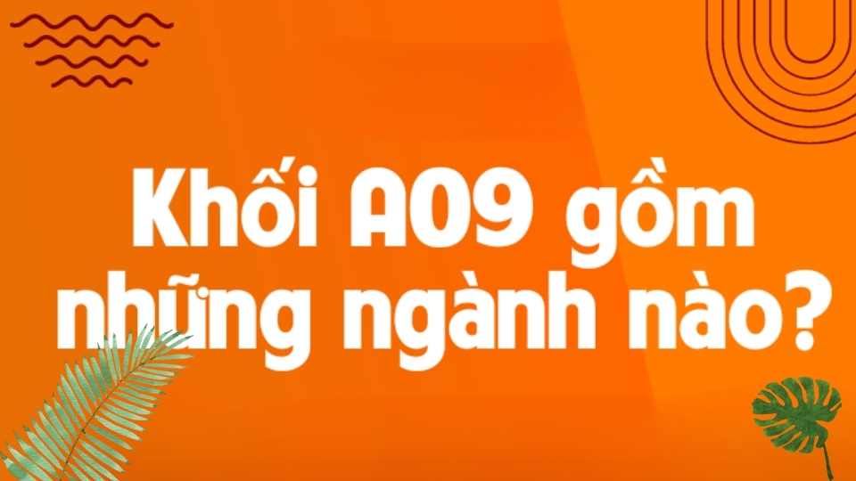 Khối A09 gồm những ngành nào?