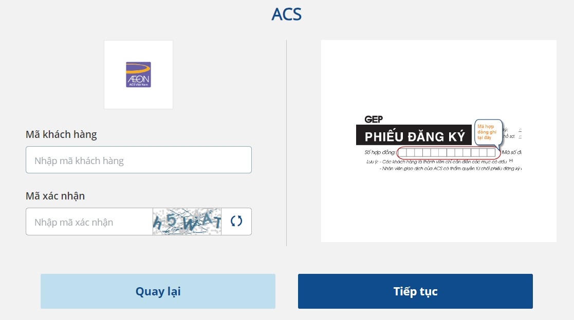 tra cứu hợp đồng ACS bằng CMND (hình 11)