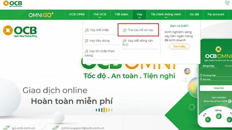 tra cứu khoản vay OCB (hình 6)