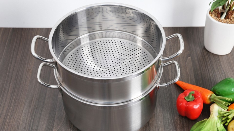 Bộ nồi hấp xửng inox nắp kính 28 cm Fivestar HT Cook HTNX28001