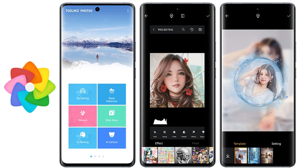 Giao diện app Toolwiz Photos - Pro Editor