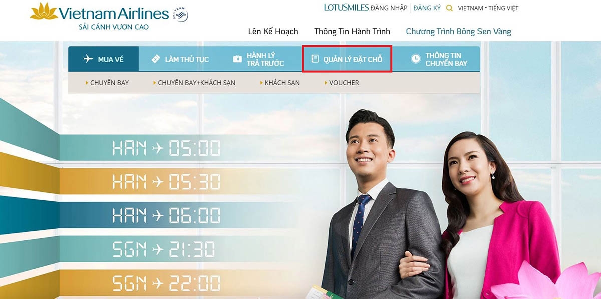 tra cứu mã đặt chỗ Vietnam Airlines - hình 2