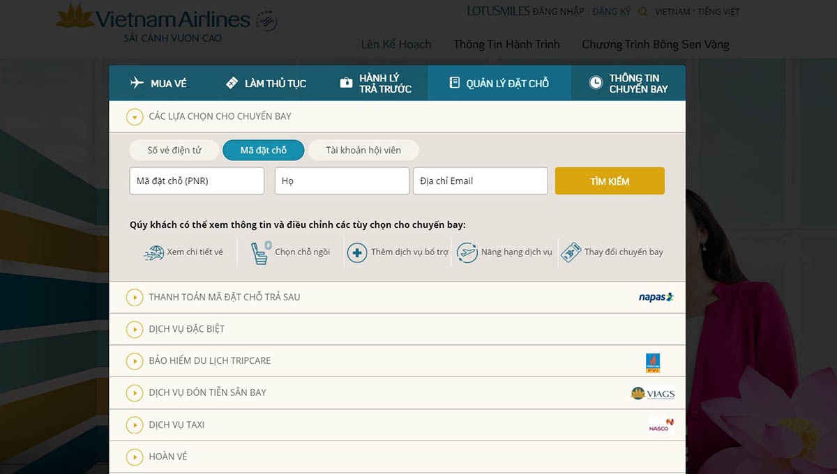 tra cứu mã đặt chỗ Vietnam Airlines - hình 3