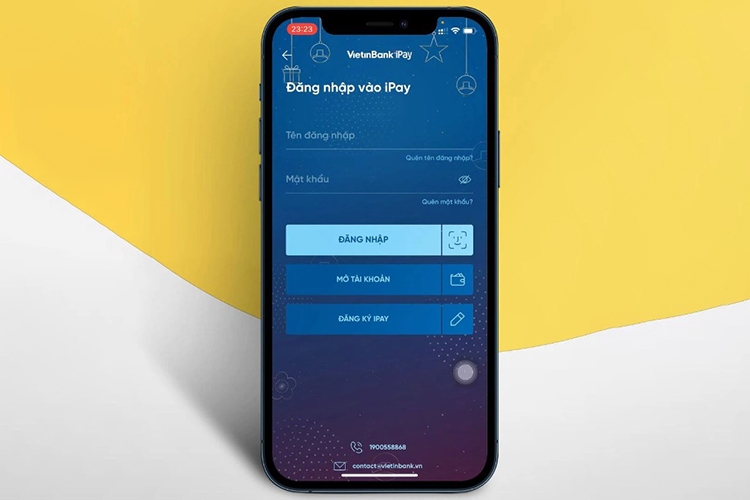 Cách đăng nhập Vietinbank iPay trên điện thoại khác (Hình 3)