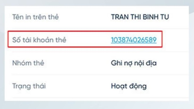 Tra cứu số tài khoản Vietinbank (hình 2)