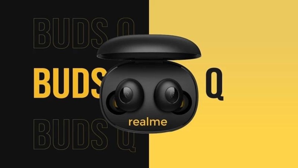 True Wireless Realme Buds Q RMA215