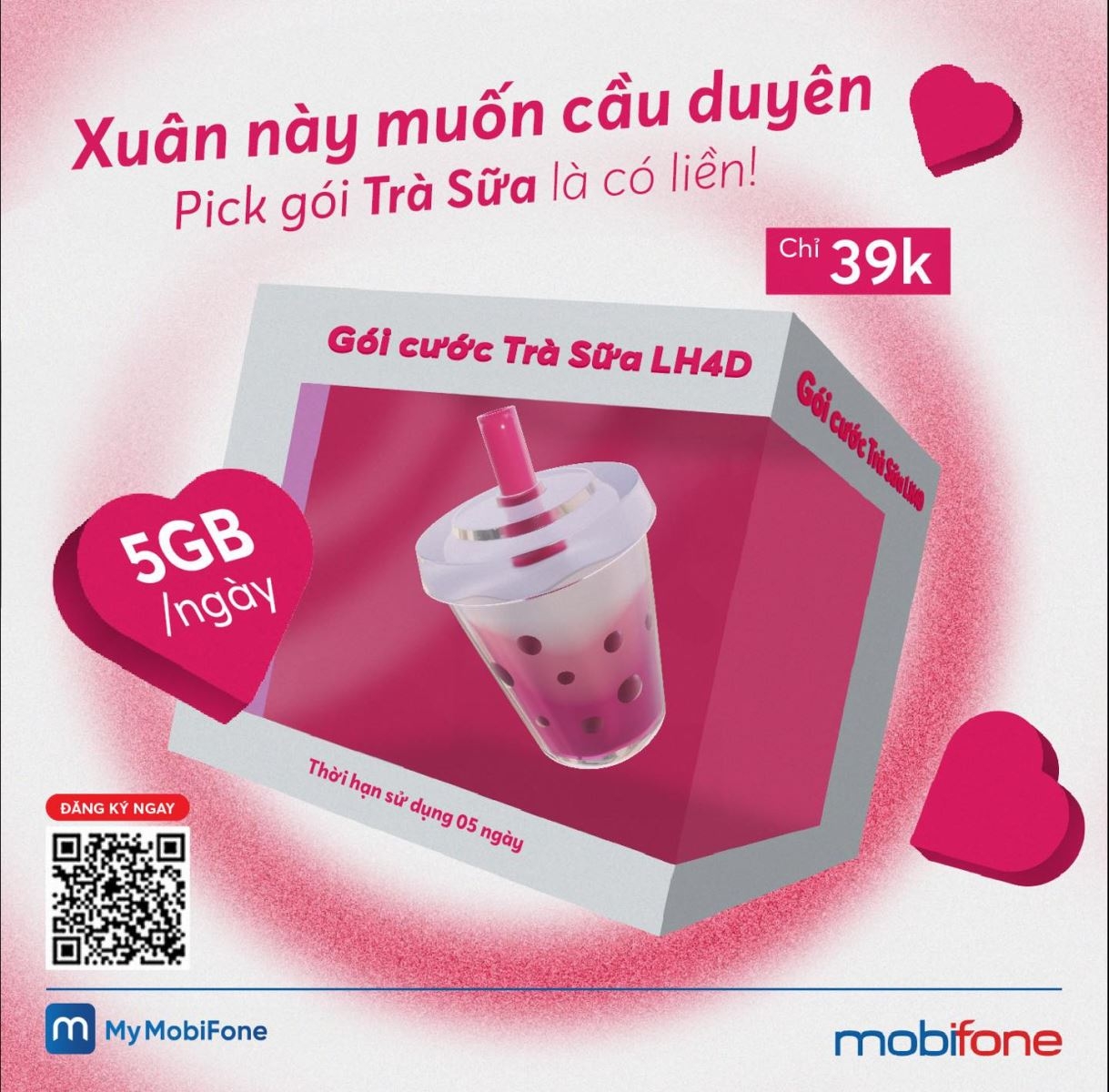 Tổng hợp các gói cước 4G trong dịp Valentine 2024 (ảnh 1)