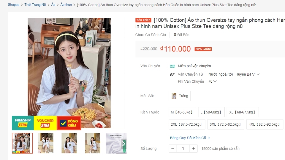 Kích thước ảnh Shopee theo quy chuẩn