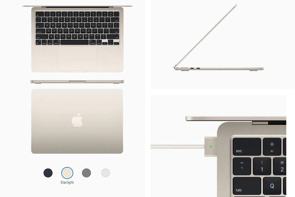 Giao diện của MacBook Air M2 2023
