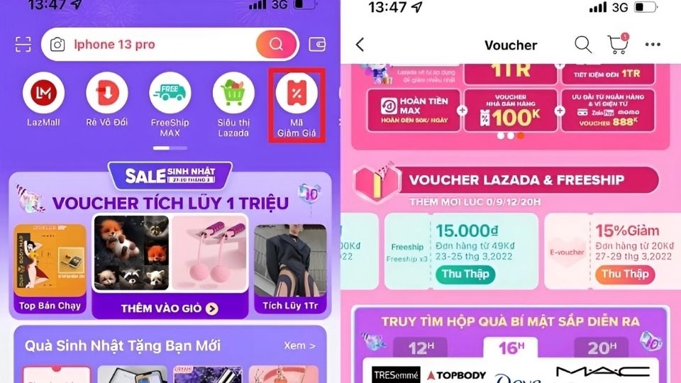 Lấy mã giảm giá sưu tầm