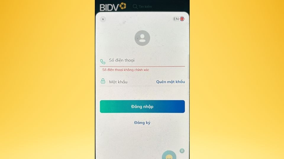 Đăng xuất tài khoản BIDV SmartBanking 4