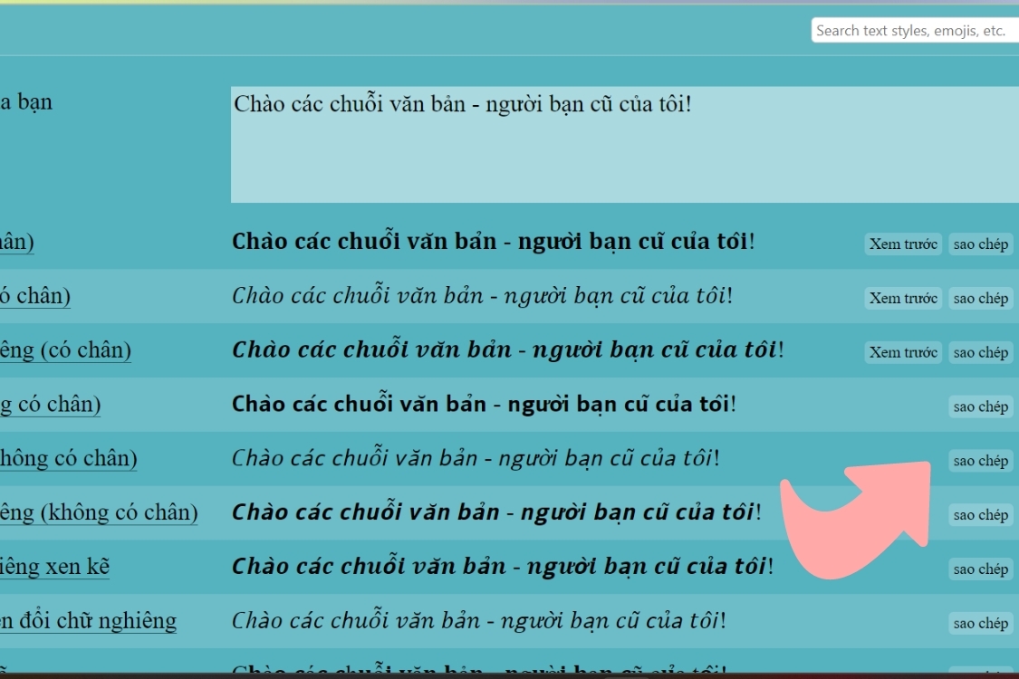 Cách viết chữ nghiêng trên Facebook bằng YayText 1