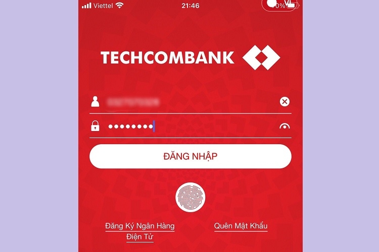 Đăng nhập tài khoản ngân hàng trực tuyến