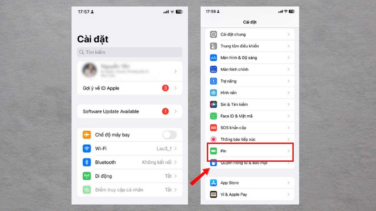 cách kiểm tra pin iphone đã bị thay chưa - hình 1