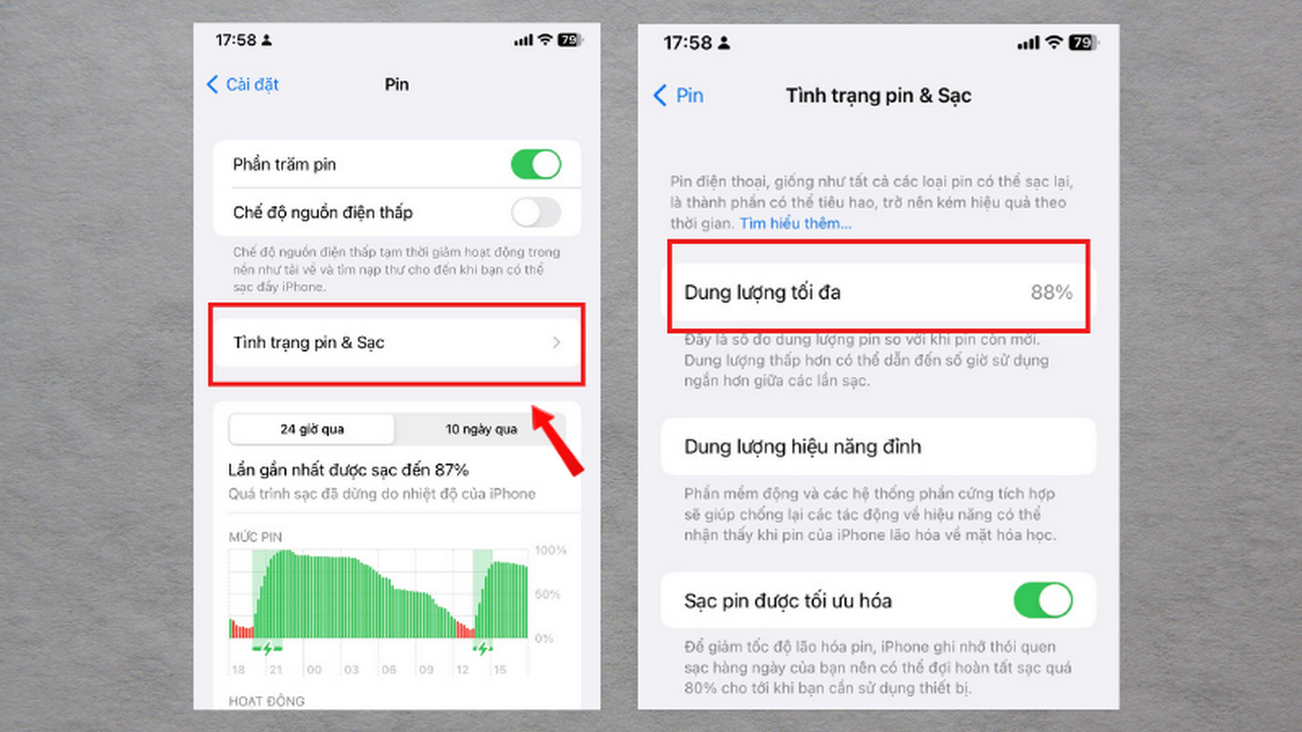 cách kiểm tra pin iphone đã bị thay chưa - hình 13