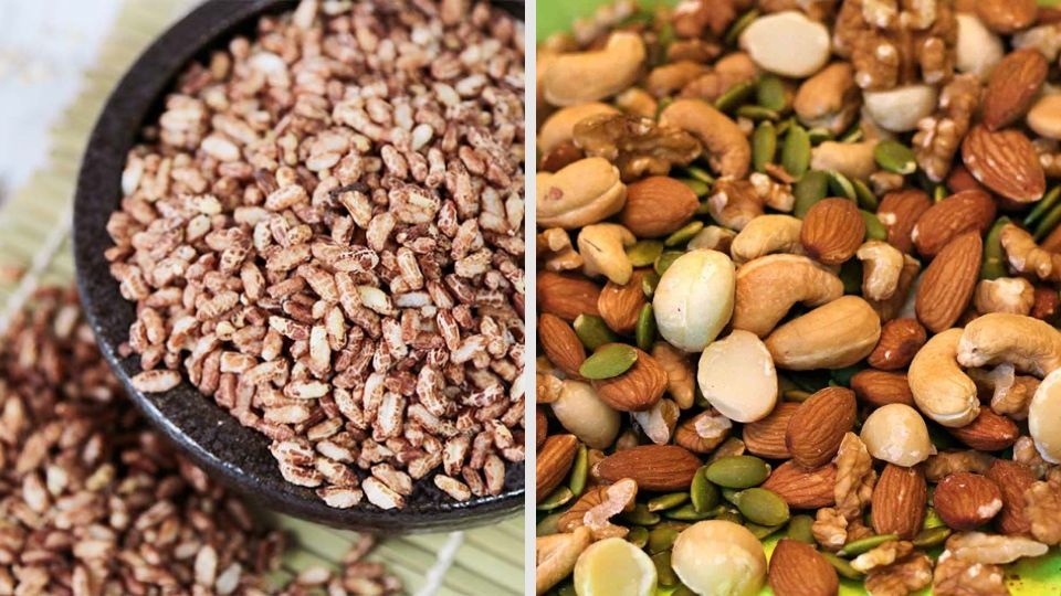 Cách làm bánh gạo lứt chà bông (1)