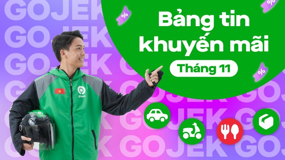 Mã giảm giá Gojek áp dụng cho dịch vụ nào?