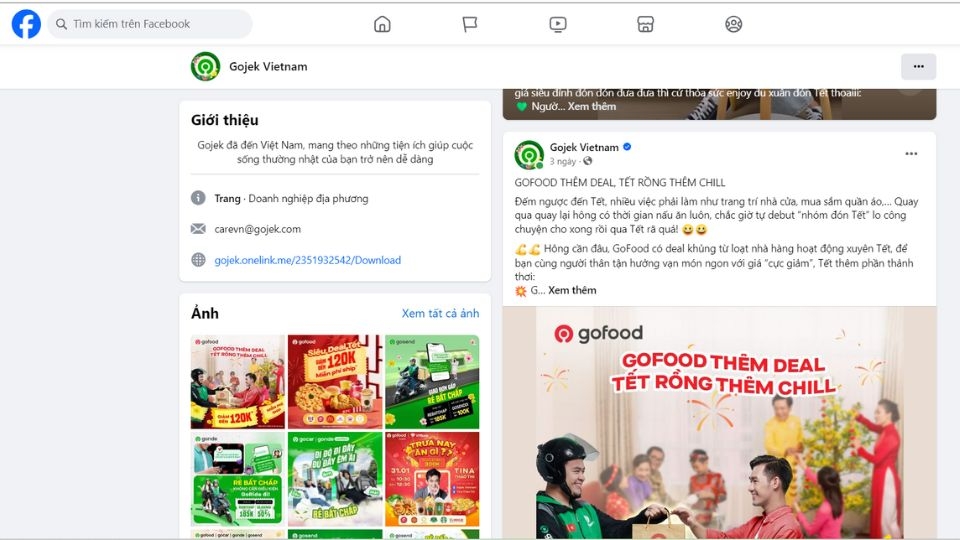 Theo dõi các kênh thông tin chính thức của Gojek