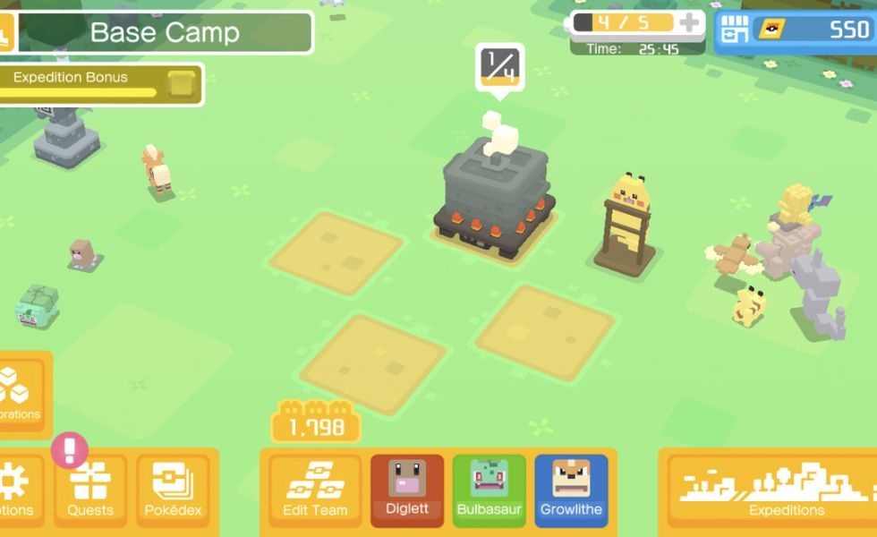 Gameplay Pokemon Quest