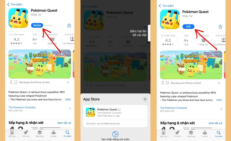 tải xuống game pokemon quest