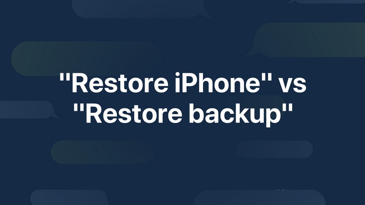 Restore iPhone – Hướng dẫn chi tiết (1)