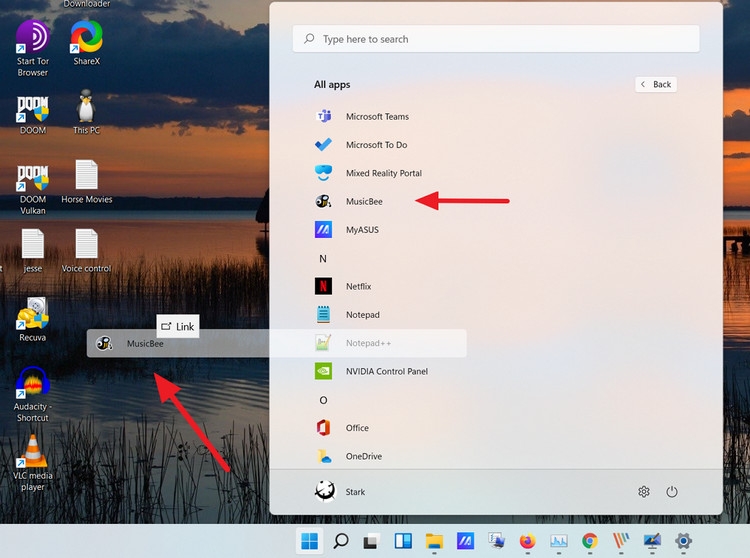 Cách đưa ứng dụng ra màn hình máy tính (1)
